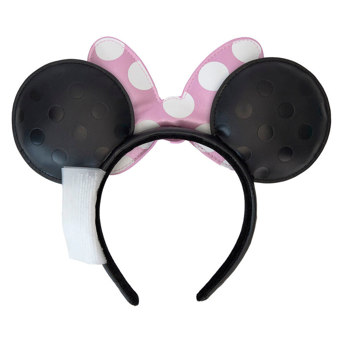 Loungefly Disney Minnie Floral Rock the Dots ear headband-2
