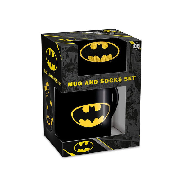 DC Comics Batman Logo mug and socks set-1