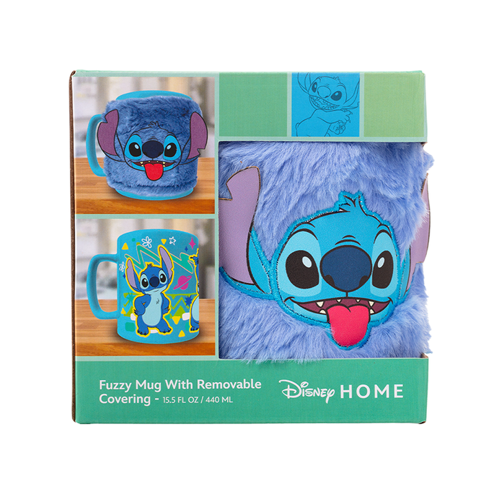 Disney Stitch Mug with teddy bear cover-5