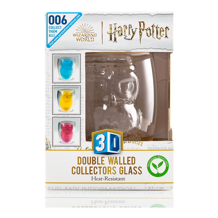 Harry Potter Hedwig Double walled 3D tumbler head-5