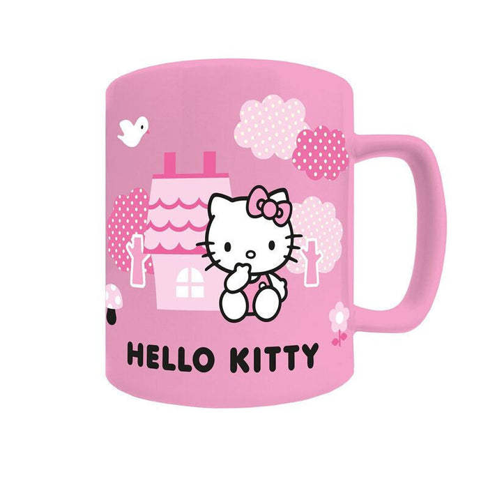 Hello Kitty Mug with teddy bear cover 440ml-1