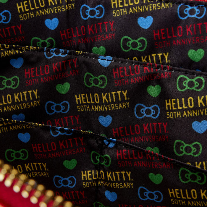 Loungefly Hello Kitty 50th Anniversary tote bag with coin bag-4