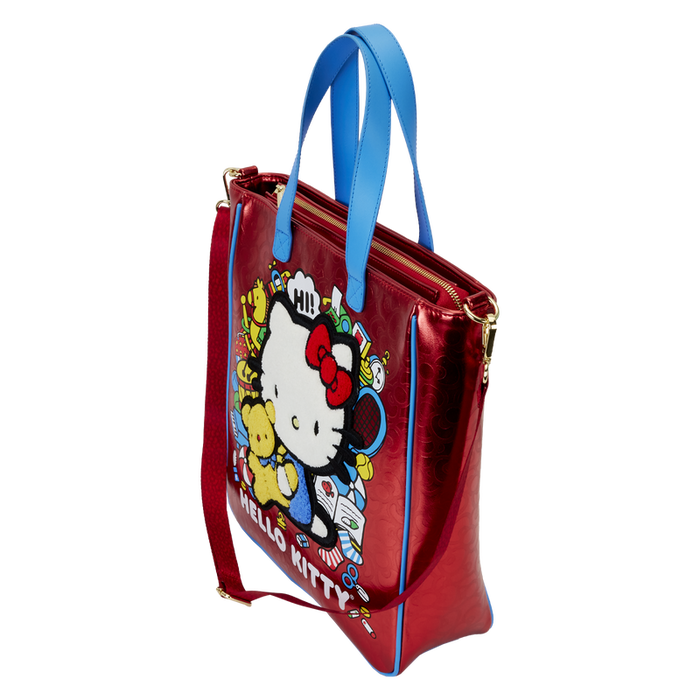 Loungefly Hello Kitty 50th Anniversary tote bag with coin bag-1