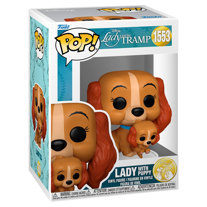 POP figure Disney Lady and the Tramp Lady with Puppy-1