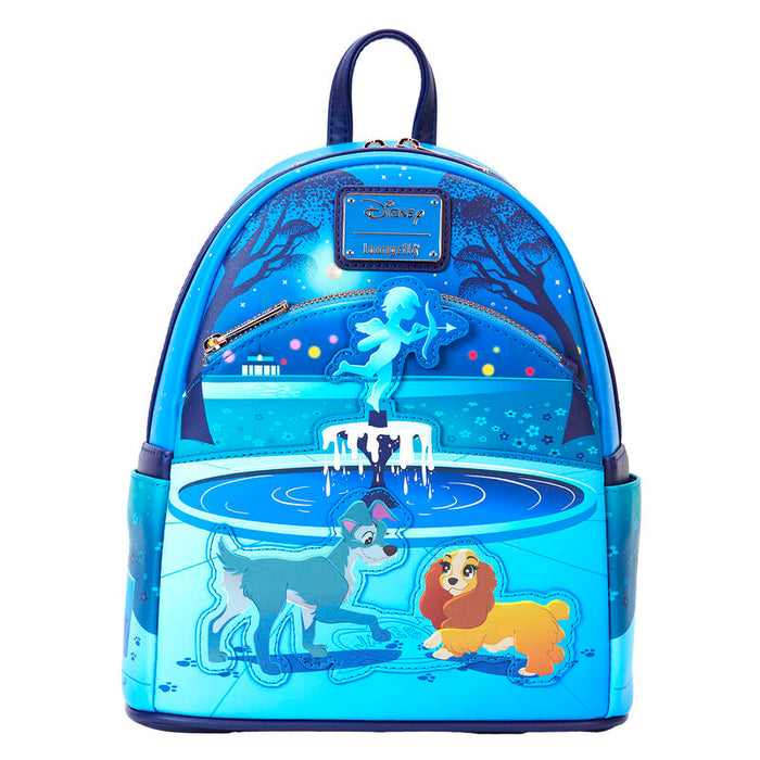 Loungefly Disney The Lady and the Tramp 70th Anniversary backpack 26cm-0