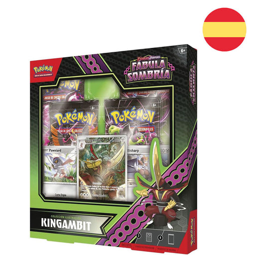 Spanish Pokemon Fabula Sombria Kingambit collectible card game box-1