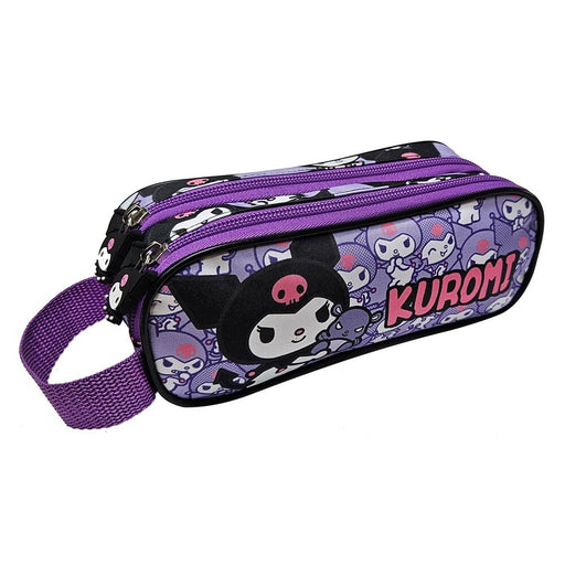 Hello Kitty Kuromi double pencil case-1