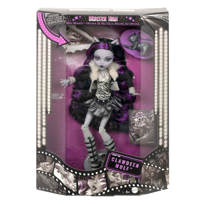 Monster High Reel Drama Clawdeen Wolf doll-2