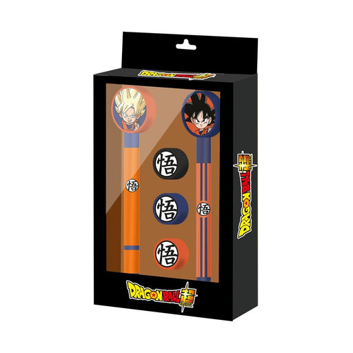 Dragon Ball Super pack Pen + Pencil + 3 erasers-1