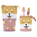 Oh My Pop! Shiba pencil casel + Pen 10 colours + erasable pen-1