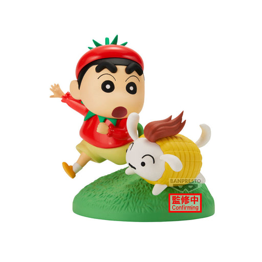 Crayon Shinchan Shinnosuke Vegetable Costume figure 10cm-1