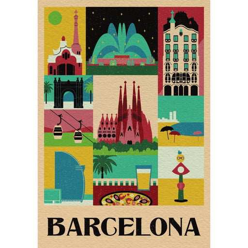 Style in the City Barcelona puzzle 1000pcs-1