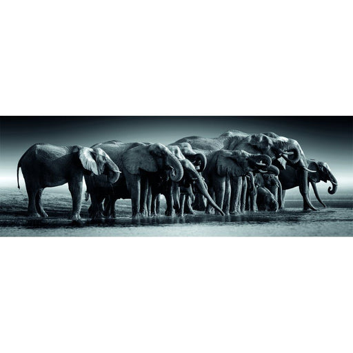 High Quality Herd of Giants Panorama puzzle 1000pcs-0