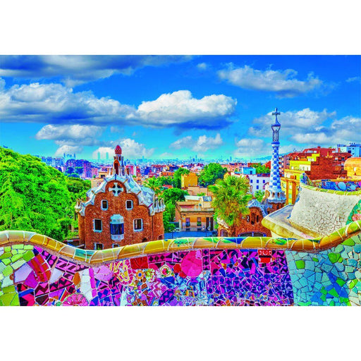 High Quality Park Guell Barcelona puzzle 1000pcs-1