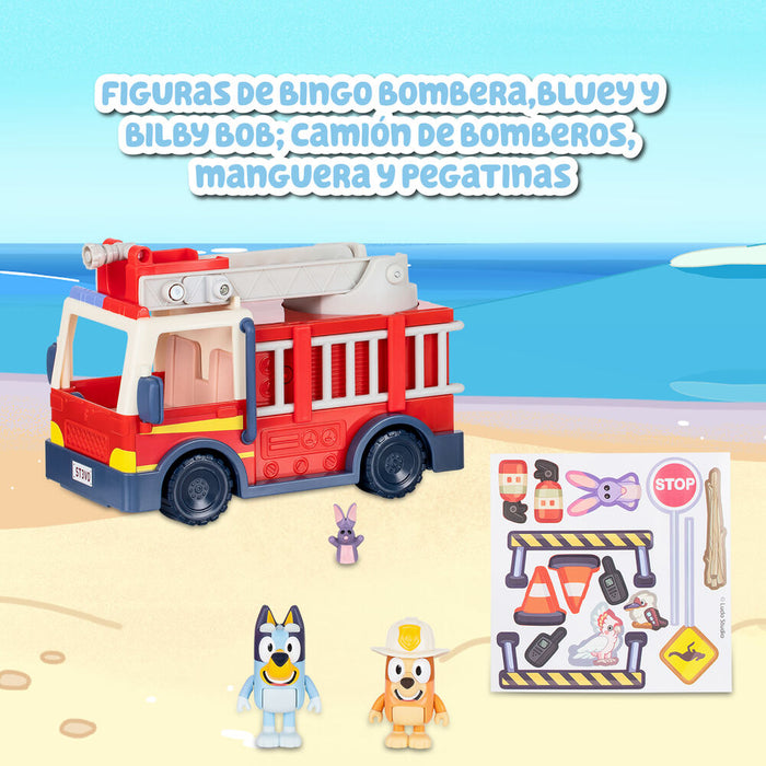 Bluey firetruck + figures-6
