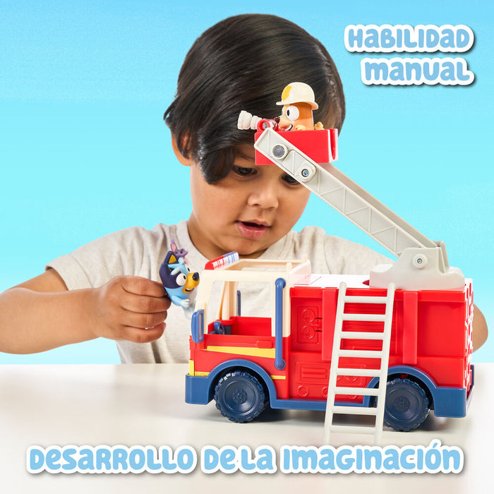 Bluey firetruck + figures-8