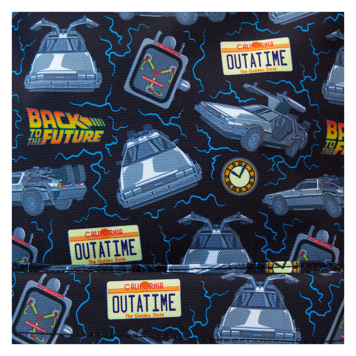 Loungefly Back to the Future 40th Anniversary nylon backpack 44cm-3