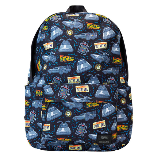 Loungefly Back to the Future 40th Anniversary nylon backpack 44cm-0