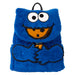 Loungefly Sesame Street Cookie Monster Plush backpack + purse-0