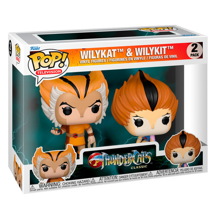 POP 2 pack figures Thundercats Wilykat & Wilykit-2