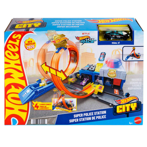 Hot Wheels City Super Police Station-1