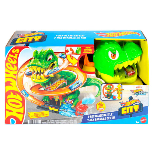 Hot Wheels City T-Rex Blaze Battle-1