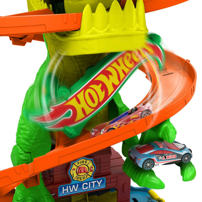Hot Wheels City T-Rex Blaze Battle-4