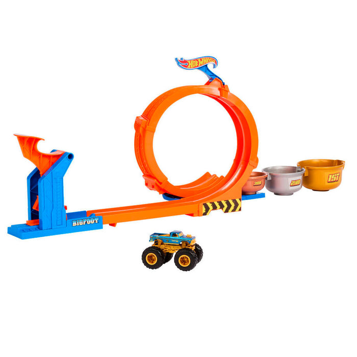 Hot Wheels Monster Trucks Loop and Flip Trophy Challenge-4