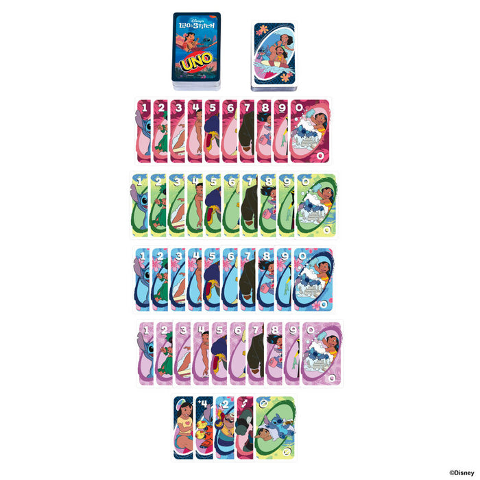 UNO Lilo &#38; Stitch Disney card game-5