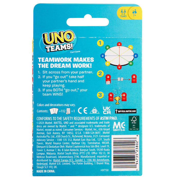 UNO Teams card game-6