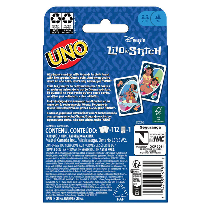 UNO Lilo &#38; Stitch Disney card game-6