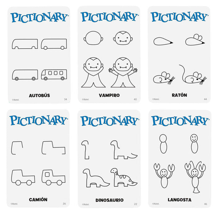 Spanish Pictionary board game-6
