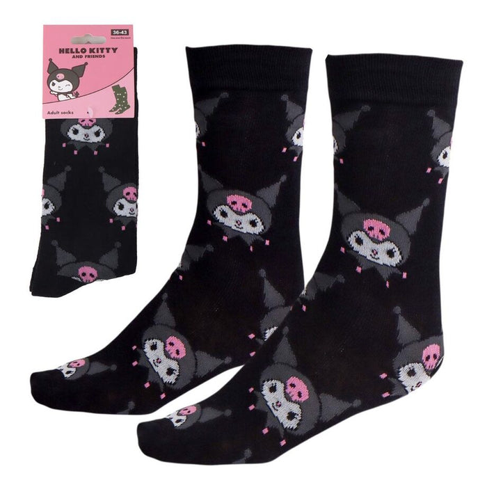 Hello Kitty Kuromi adult socks-1