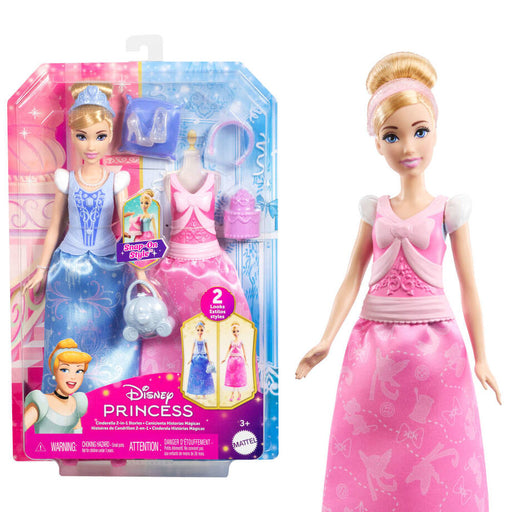 Disney Princess Cinderella 2 in 1 stories doll-1