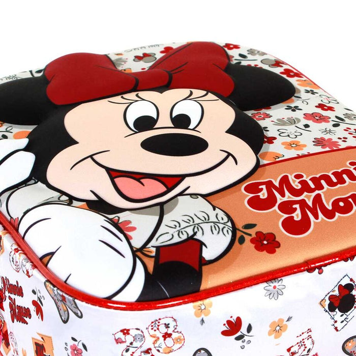 Disney Minnie Flowered 3D backpack 31cm-3