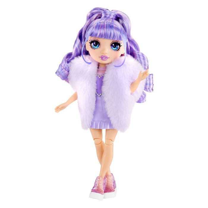 Rainbow High Crystal Fashion Violet doll-3