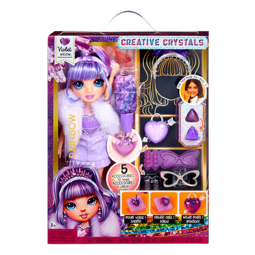 Rainbow High Crystal Fashion Violet doll-1