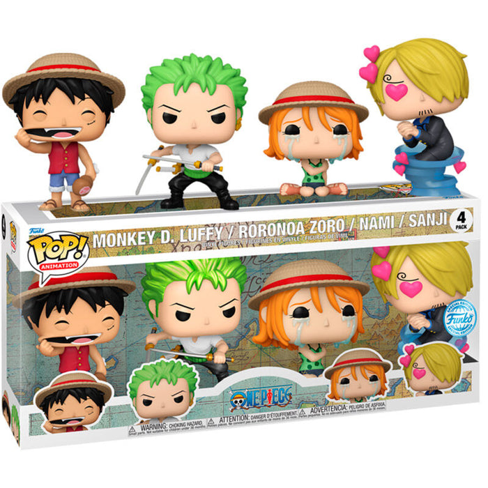 POP pack 4 figures One Piece Exclusive-1