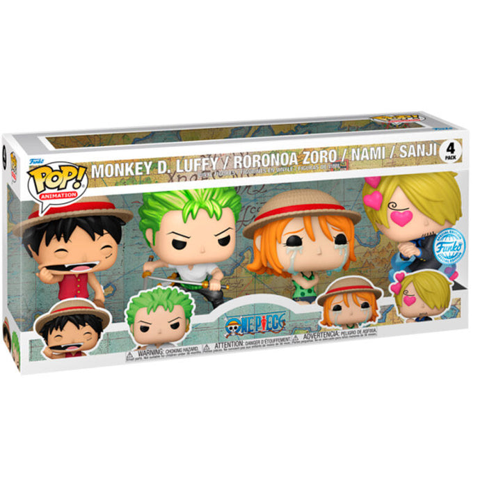 POP pack 4 figures One Piece Exclusive-2