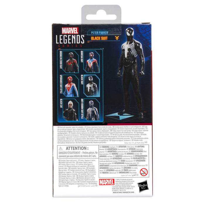 Marvel Legends Spider-Man 2 Peter Parker Black Suit figure 15cm-3