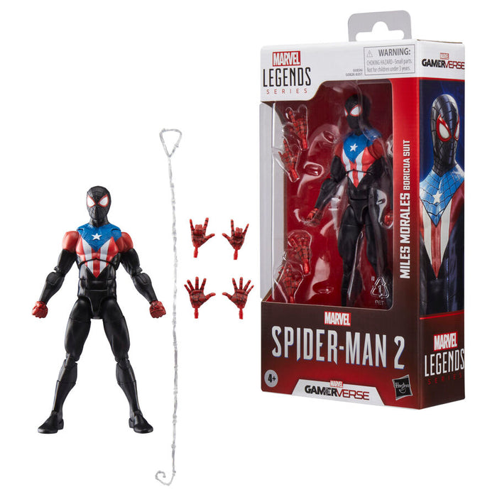 Marvel Legends Spider-Man 2 Miles Morales Boricua Suit figure 15cm-3