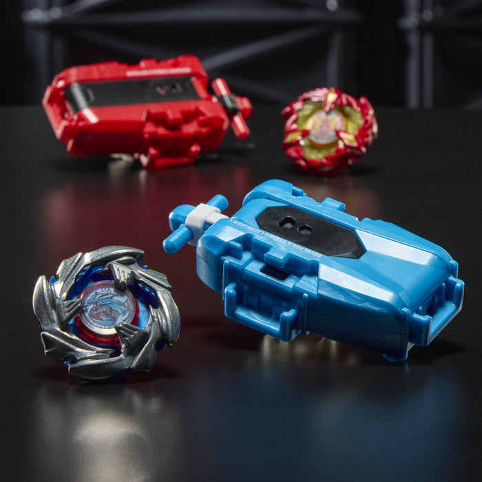 Beyblade X Cobalt Dragoon 2-60C Premium set launcher with rope and top-6
