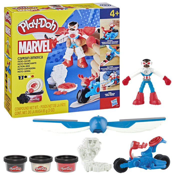 Play-Doh Marvel Captain America Motor mower-0