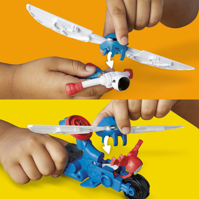 Play-Doh Marvel Captain America Motor mower-8