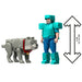 Minecraft The Movie Steve & Wolf set 2 figures-5