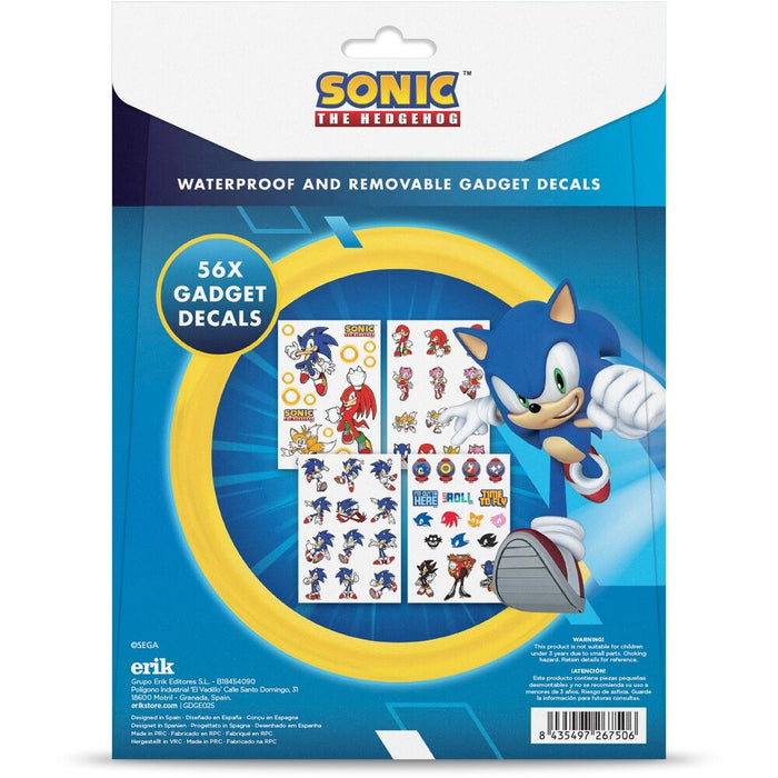 Sonic The Hedgehog reusable sticker set-2