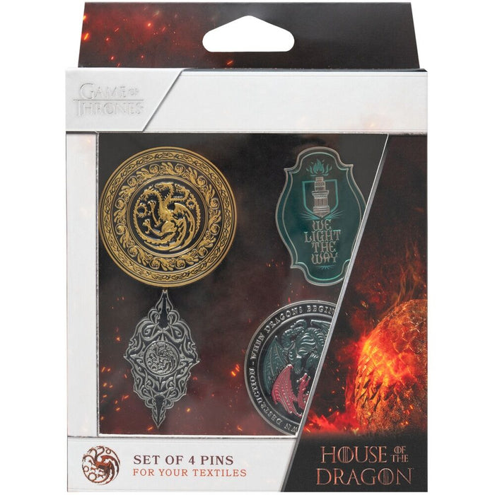 Game of Thrones House of the Dragon 4 pin set-2