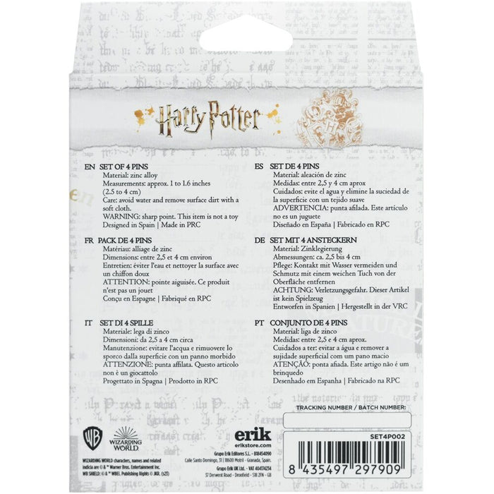 Harry Potter Hogwarts 4 pin set-2