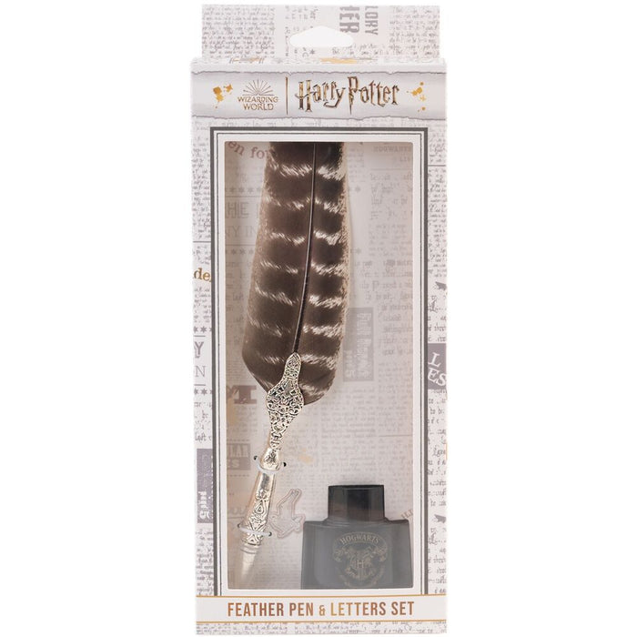 Harry Potter blister pen feather + cards-2