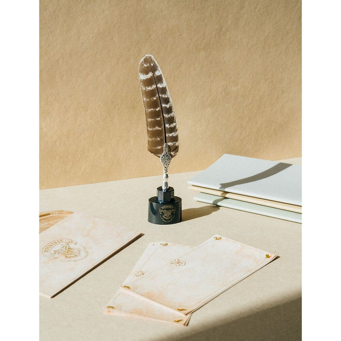 Harry Potter blister pen feather + cards-4